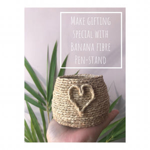 BANANA FIBRE UTILITY BASKET
